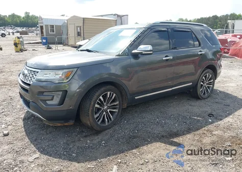 2016 Ford Explorer Platinum из США, поврежденный, VIN 1FM5K8HT8GGC38883